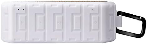 Bluetooth Speakers, Soogoo Outdoor Portable Wireless Stereo Speakers Dual-Driver, Louder Volume 10W,Built in Micerophone Hands-Free Calling,wateproof, Shockproof and Dustproof for iPhone,Tablets White