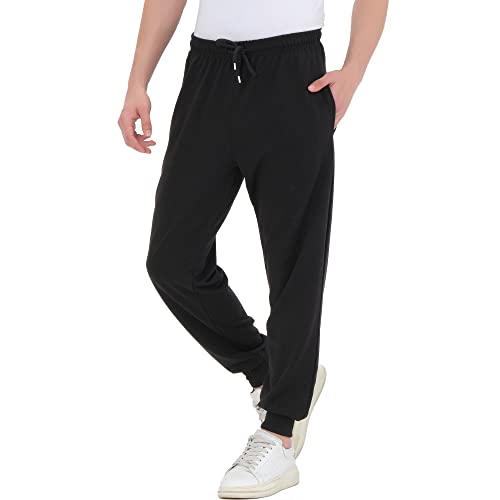 Smith &Amp; Solo Jogginghose Herren – Jogger Männer Modern | Baumwolle Jungen Slim Fit Freizeithose | | Sporthose – Training – Trainingshose | (Schwarz, Xxl)