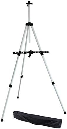 Tripod Display Easel,Transon Aluminum Art Easel,Versatile display stand,Adjustable Height from 20”-65"for Floor/Table ,with Portable Carry Bag