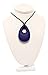 Anderson Global Trading LLC BPA Free Silicone Teething Necklace (Teardrop) (Indigo)