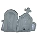 SEASONBLOW 6.6 Ft Inflatable Halloween Gravestone Inflatables Tombstone Graveyard Headstone Scene Decoration for Home Yard Lawn Garden Party Indoor Outdoor