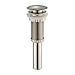 KRAUS Pop-Up Drain in Satin Nickel, PU-10SN