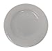 Gianna's Home 12 Piece Rustic Farmhouse Melamine Dinnerware Set, Service for 4 (Solid Ivory)