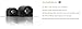 UT Wire D-Wings Cord Clip Nail-Free Solution Assorted Size Kit, Black (Set of 18)