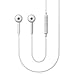 Samsung OEM 3.5mm Tangle Free Stereo Headset with Microphone for Samsung Galaxy S5 - Non-Retail Packaging - White
