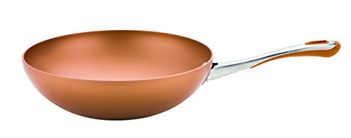 Prestige Prism Induction Aluminium Stirfry, Copper, 28 cm