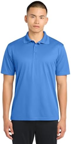 SPORT-TEK Unisex Dri-Mesh Polo | Short Sleeve Collared Shirt for