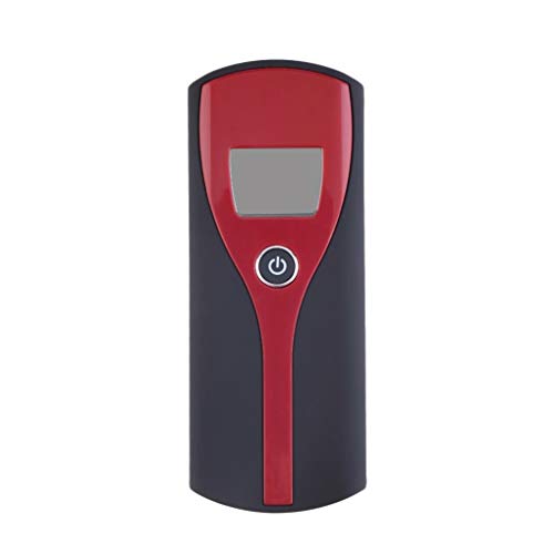 Four Portable Digital Backlight Alcohol Breath Tester Breathalyzer Blowing Analyzer Mini Detector LCD Display White