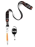 Mighty Paw Training Whistle, Silent Dog Whistle with Retractable Belt Attachment and Neck Lanyard, No Bark Dog Training Tool for Obedience and Recall. (Orange)