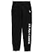 U.S. Polo Assn. Big Boys' Fleece Pull On Pant, Black, 10/12