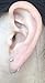 Star Hoop Earrings 925 Sterling Silver Cute Studs for Women Cartilage Sensitive Ears Tiny Small Hoops