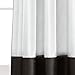 Lush Decor Prima Window Curtain Panel Pair, 84 inch x 54 inch, Black/White, Set of 2