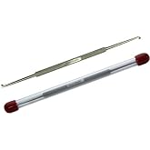 MUSICMEDIC.COM DOUBLE-SIDED SPRING HOOK IN CASE. TOOLS for WOODWIND REPAIR. SAXOPHONE, FLUTE, CLARINET, (Small Tip)