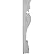 Ekena Millwork SUR41X07X07CO 41 1/4"W x 7 8"H x 7"P Colton Surround