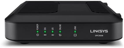 Linksys Advanced DOCSIS 3.0 Cable Modem for Comcast, Connector, F-type female 75 ohm Cable (DPC3008)