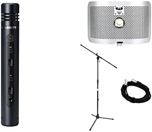 Lewitt LCT-140 w/ 20-foot XLR Cable &amp; Stand &amp; CAD AS16 Acoustic Shield Bundle