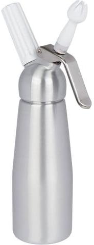 Professional Whipped Cream Dispenser | 1 Aluminium Cream Whipper | Stainless Steel Cream Whipper | 500 ML 1 pint | 30 Day