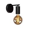 Lucide LEANNE – Wandlamp – 1xE27 – Zwart