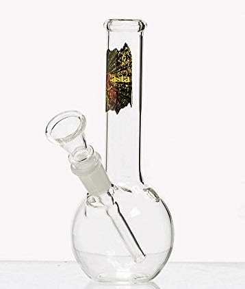 Rasta GLASS BONG- H:17CM- Ø:60MM- SOCKET:14.5MM (GS2009)