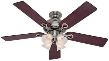 52 in. Antique Pewter Indoor Ceiling Fan