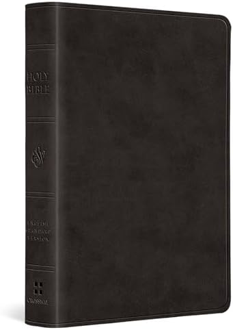 ESV Large Print Compact Bible, Red Letter (Buffalo Leather, Deep