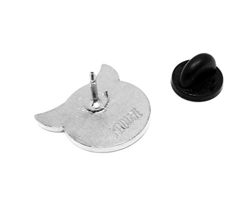 PinMaze Emoji Enamel Lapel Pin - Funny Internet Meme Brooch Clip - Fun Trendy Accessory for Jacket T-Shirt Bag Hat Shoe (Devil Horns - Silver) - Thumbnail 2