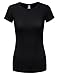 DRESSIS Women's Basic Casual Cap Sleeve Crewneck Slim Fit T-Shirt (31 Colors)