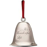 Its a Wonderful Life Bell Christmas Decoration Souvenir Keepsake Ornament in a Bedford Falls Gift Box