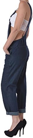 American Bazi Women's Classic Overalls RJHO154 - DK. BLUE - D14E
