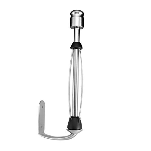 Kamenstein 4554ASB Perfect Tear Patented Wall Mount Paper Towel Holder with Rounded Finial, 14-Inch, Silver (Certified Refurbished)