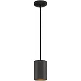 Access Lighting 29000-MBL-C Pilson Pendant, 1-Light 60 Watts, Matte Black