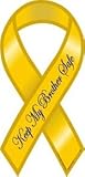 Keep My Brother Safe Yellow Ribbon Magnet