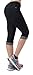 HyBrid & Company Women's Perfectly Shaping Stretchy Denim Capri