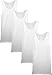 Emprella A Shirts Undershirts for Men, Ribbed Mens Tank Tops (12 Pack)
