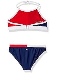 Tommy Hilfiger - Bañador de dos piezas para niña