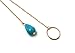 Suyi Exquisite Turquoise Pendant Necklace
