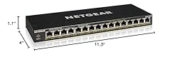 NETGEAR 16-Port PoE+ Gigabit Ethernet Unmanaged