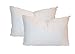 Pillowflex Set of 2 Synthetic Down Alternative Pillow Inserts for Shams (12 Inch by 24 Inch)