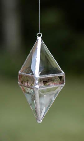 Rainbow Water Prism - Garden Collage Rainbow Maker - Crystal Stained Glass Suncatcher