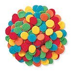 Rainbow Confetti Decorations