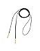 Mudder Long Black Velvet PU Leather Chain Stretch Tattoo Choker Tassel Necklace