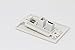 RiteAV 1 Gang Wall Plate Oversized White 3 Port Coax White Cat6 White HDMI White
