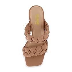 CUSHIONAIRE Women's Aurora braided platform sandal