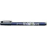 Tombow WS-BH Brush Pen Fudenosuke, harte Spitze, schreibfarbe schwarz