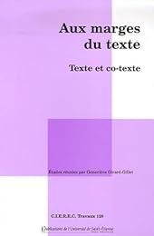 Aux marges du texte
