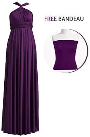 infinity dress styles with bandeau