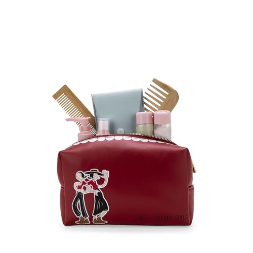 CLOE Cosmetiquera de Cierre Sencillo Mediana Oe x Olive Oyl color Rojo para Mujer