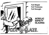 Warp Bros SSG-3036 Single Strength Flex-O-Glaze, 30-Inch by 36-Inch
