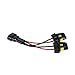PartsSquare 2x9005/9006 High Beam Splitter Wires For Quad/Dual Projector Headlights Retrofit