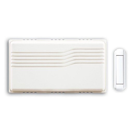 Heath Zenith SL-6296 Wireless Battery Operated Door Chime Kit with Horizontal L…